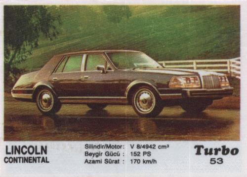 Turbo №53 — Lincoln Continental (седьмое поколение)