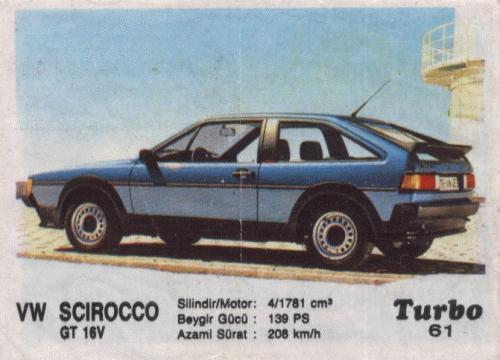 Turbo №61 — Volkswagen Scirocco GTX 16V