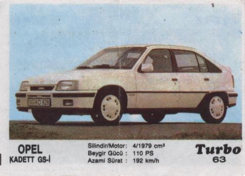 Turbo №63 — Opel Kadett GS-I
