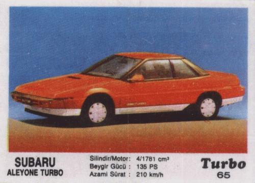 Turbo №65 — Subaru Alcyone