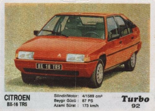 Turbo №92 — Citroën BX 16 TRS