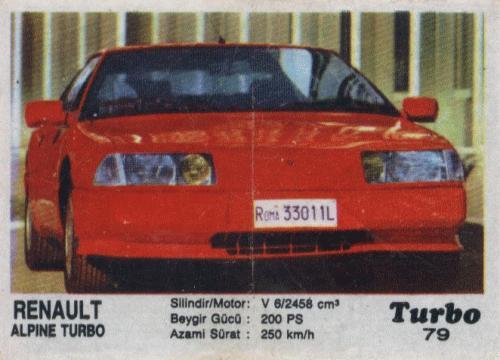 Turbo №79 — Renault Alpine Turbo